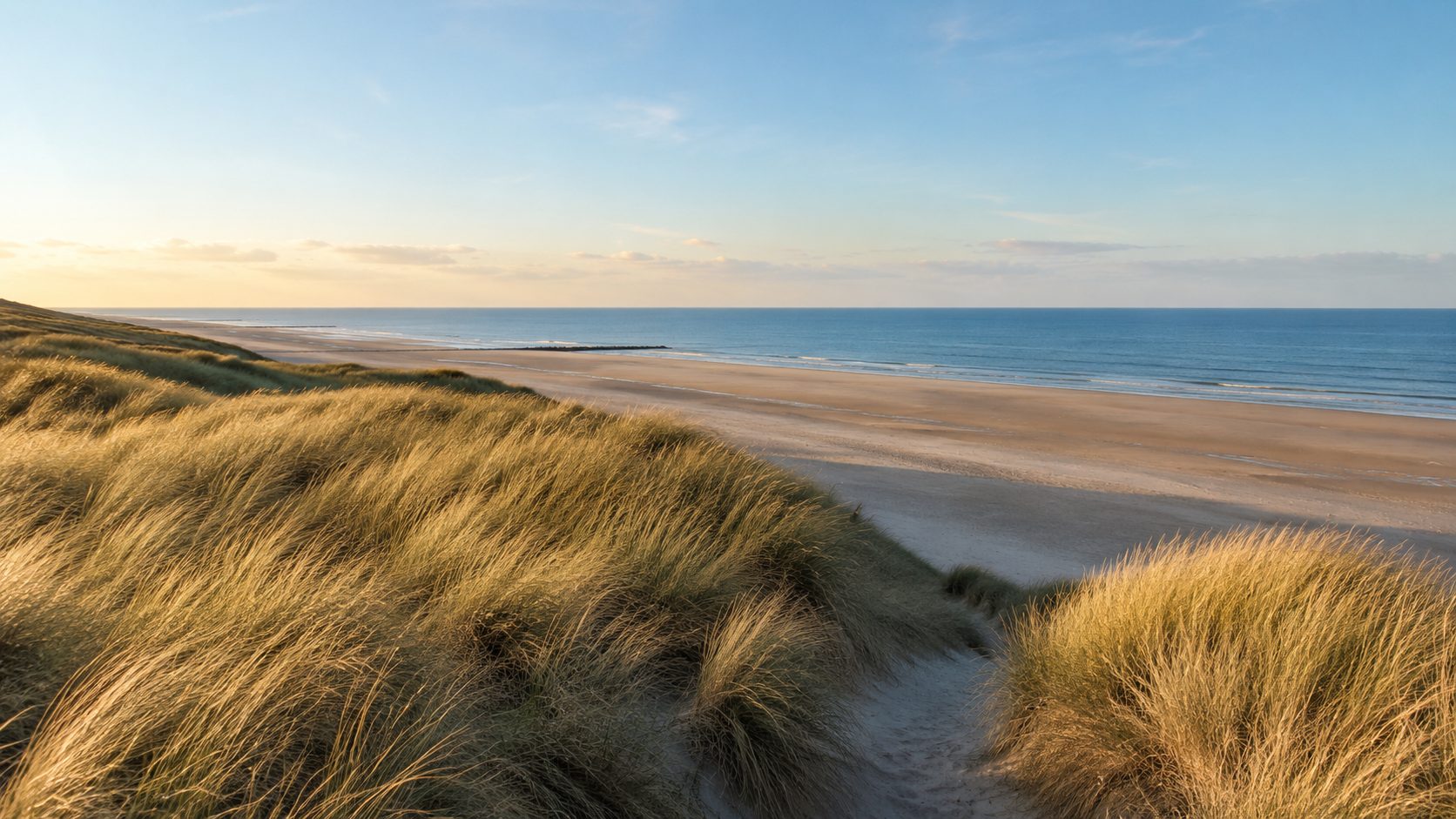 The beach near Holiday Home NordHuys